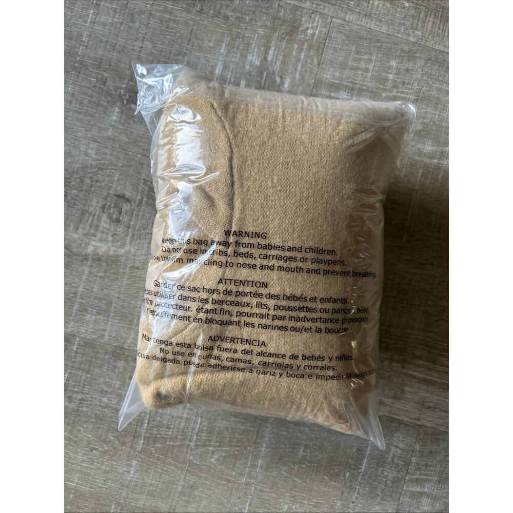 Vince 100% Cashmere Hoodie Sweater Mens M Beige Pullover Kangaroo Pocket - Picture 10 of 10